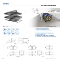 KITCHEN BASKET BOX | KITCHEN BASKET BOX DEKKSON POP AL BB5206 800MM GREY (2)