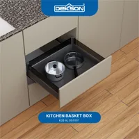 KITCHEN BASKET BOX | KITCHEN BASKET BOX DEKKSON KDB AL BB3307 800MM GREY