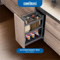 KITCHEN BASKET BOX | KITCHEN BASKET BOX DEKKSON KDB AL BB6407 400MM GREY