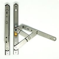 PAKET | PAKET FRICTION STAY DEKKSON FS S/S - 8"  + CASEMENT HANDLE TC 428 ( BK / WH )