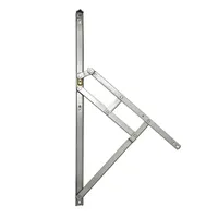 PAKET | PAKET FRICTION STAY DEKKSON FS S/S - 20"  + CASEMENT HANDLE TC 428 ( BK / WH )