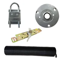 PAKET ROLLER SPRING 16" + TANSEN BOLT + LOCK + PULLEY
