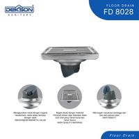 FLOOR DRAIN | FLOOR DRAIN SUS 304 DEKKSON FD 8028  SSS