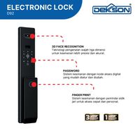 ELECTRONIC LOCK DEKKSON | ELECTRONIC LOCK DEKKSON EL D92 BLACK