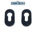 ESCUTCHEON OVAL DEKKSON ESCN 84030 BLACK PEARL