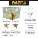 FLOOR DRAIN | PALOMA FLOOR DRAIN 3205 GOLD