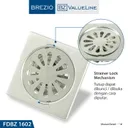 FLOOR DRAIN | BREZIO FLOOR DRAIN BREZIO 1602 SSS