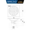 FLOOR DRAIN | BREZIO FLOOR DRAIN BREZIO 1701 PSSS