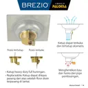 FLOOR DRAIN | BREZIO FLOOR DRAIN BREZIO 1703 MATTE BLACK