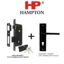HANDLESET | HANDLESET (40X85) HAMPTON LHP II H85520 MATT BLACK