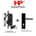 HANDLESET (40X85) HAMPTON LHP II H85523 MATT BLACK