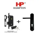 HANDLESET (40X85) HAMPTON LHP AI H85326 MATT BLACK