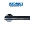 LEVER HANDLE ROSES ( LHR ) | HANDLE DEKKSON LHR 21343 CP+MATT BLACK