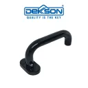LEVER HANDLE TUBE ROSES ( LHTR ) | HANDLE DEKKSON LHTR 84030 OVAL BLACK PEARL