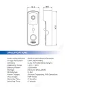 SMART SECURITY | DEON SMART VIDEO DOORBELL  BLACK