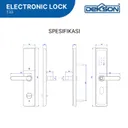 ELECTRONIC LOCK DEKKSON | ELECTRONIC LOCK DEKKSON EL T33 GREY