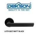 LEVER HANDLE TUBE ROSES ( LHTR ) | HANDLE DEKKSON LHTR 0827 MATT BLACK