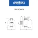 STOP VALVE | STOP VALVE 2 OUT DEKKSON SV 8009-2 MB