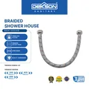 BRAIDED SHOWER HOSE | BRAIDED SHOWER HOSE SUS 304 DEKKSON BSH 002HD-400 SSS
