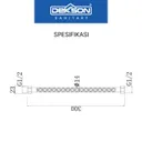 BRAIDED SHOWER HOSE | BRAIDED SHOWER HOSE SUS 304 DEKKSON BSH 002HD-400 SSS