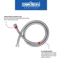 SHOWER FLEXIBLE HOSE | SHOWER FLEXIBLE HOSE SUS 304 DEKKSON SFH 001-2000  CP