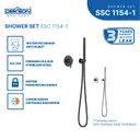 SHOWER SET CONCEALED | SHOWER SET CONCEALED SUS 304 DEKKSON SSC 1154-1 MB