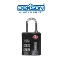 PADLOCK/GEMBOK | PADLOCK DEKKSON LUGGAGE TSA 3533 SQ BLACK