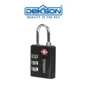 PADLOCK/GEMBOK | PADLOCK DEKKSON LUGGAGE TSA 3533 SQ BLACK