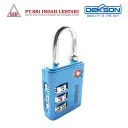 PADLOCK/GEMBOK | PADLOCK DEKKSON LUGGAGE TSA 3533 SQ BLUE