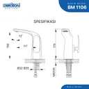 BASIN MIXER | BASIN MIXER DEKKSON BM 1106 MB