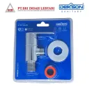 STOP VALVE BRASS DEKKSON STADIA SV 2143-1 BR CP