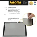 FLOOR DRAIN | FLOOR DRAIN 100X100MM MATTE BLACK