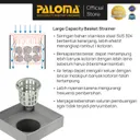 FLOOR DRAIN | FLOOR DRAIN 100X100MM MATTE BLACK